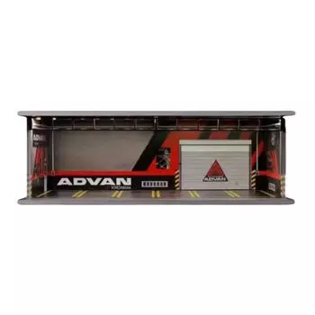 product garage model diorama 710008 No-brand G-Fans1/64ADVAN/Advan product, [item] красный