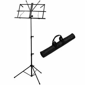 product handled by a Japanese Kiktani Music Stand Foldable Black [Reliable company] MS-30