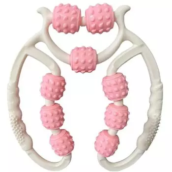 product Life2 Kiku Massage Roller Fascia Roller Leg Slimming Leg Roller Massage Leg Slimming Stretch Roller White No-brand