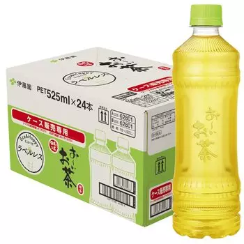 продукт Itoen Labelless Oi Ocha Green Tea 525 мл x 24 бутылки [Старый номер]