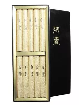 продукт с подарком Авадзи подарочный ладан сандаловое дерево 10 пучков Поминальная служба Поминальная служба Траурный визит Церемония перед Буддой 49-е благовоние бежевый