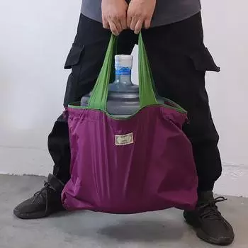 Продуктовая сумка на шнурке, многоцелевая, 12 цветов, удобная, эластичная, устойчивая к разрыву сумка-тоут для женщин S озеро синий