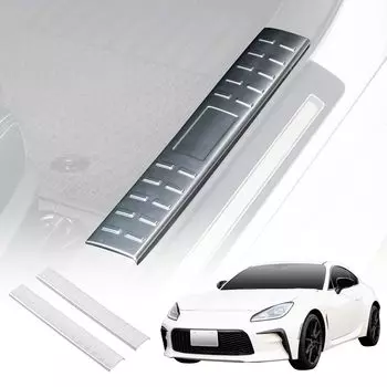 Продукты SEIWA Toyota GR86 Subaru BRZ эксклюзив Накладка на порог Защита порога IMP283 Нержавеющая сталь Серебристый В комплекте лента Специфичный для автомобиля (тип ЗН8) /
