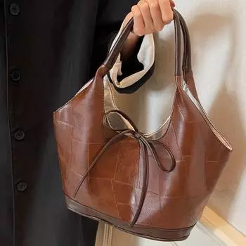 Продвинутая сумка для отдыха и поездок на работу, новая женская сумка-тоут, модная, большая вместимость, ретро-сумка на плечо