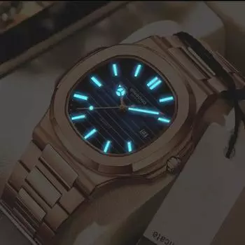 Продвинутые мужские часы спортивные водонепроницаемые кварцевые наручные часы дата светящиеся часы из нержавеющей стали часы для мужчин мужские часы