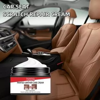 Продвинутый крем для ухода за кожей - Восстанавливает выцветшую ПУ кожу, диваны, автомобильные сиденья, куртки, сумки - Долговечная защита и уход за пластиковыми материалами 5G