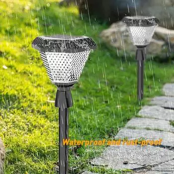 Проекционная лампа на солнечной батарее, настольные газонные светильники, водонепроницаемые светильники для сада и двора, ландшафтный светильник для вставки в землю, садовый декор