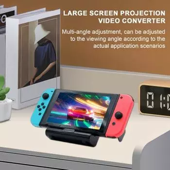 Проекционная подставка Yousheng, HDMI-совместимый кронштейн для экрана, игровая подставка с поддержкой зарядки, видеоконвертер для SWITCH OLED