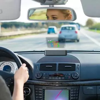 Проекционный дисплей на лобовое стекло Plug And Play Многоцелевой проекционный дисплей Транспортные средства Проекционный дисплей Автомобильные аксессуары для дисплея United States