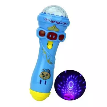 Проекционный микрофон, фонарик, микрофон, звездное небо, световая палочка, легкая игрушка, детская игрушка