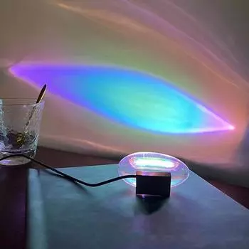 Проекционный ночник «Ангельские глазки», цветная настольная лампа, энергосберегающая, миниатюрного размера, декоративная