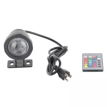 Проекционный светильник RGB для бассейна с цветным светильником и дистанционным управлением для фонтана с горячим источником 10 Вт