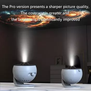 Проекционный светильник с Bluetooth, таймером, вращением на 360 градусов, регулируемым фокусом, потолочным ночником «Звезда» ordinary чёрный