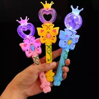 Проекция Детский Подарок Фея Волшебная Палочка Мультфильм Цвет Случайный 1 Шт Игрушка Светящаяся девочка LED Уникальный