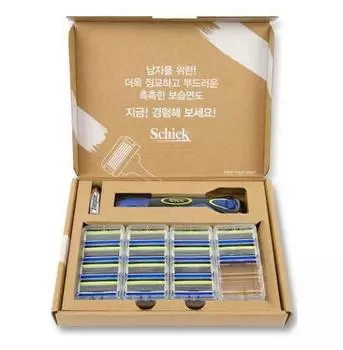 Проект Schick Hydro5 Power Select (14 лезвий + бритва + аккумулятор.)