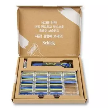 Проект Schick Hydro 5 Power Select (14 лезвий + бритва + аккумулятор.)