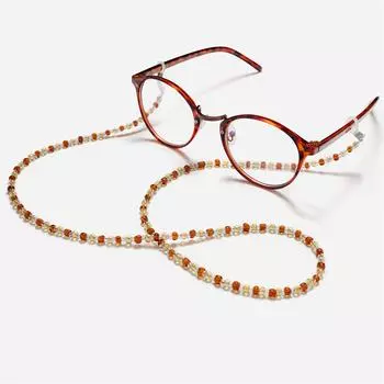 (проектор)Цепочки для очков и шнуры для женских солнцезащитных очков, ремешки для держателей солнцезащитных очков One Size оранжевый