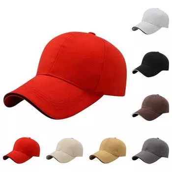 (проектор)Обычные бейсбольные шляпы от солнца с хвостиками Шляпы унисекс Винтажные шляпы от солнца One Size бежевый