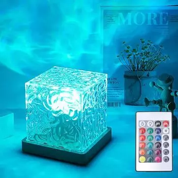 Проектор Ocean Wave Light 16 цветов Midnight Aura Aurora Glow Lamp Home Office Bar Restaurant Подводный проектор Night Light 3W USB Powered