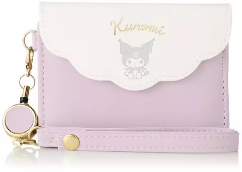 Проездной билет с чехлом для фото на катушке Персонаж Sanrio SR5 Kuromi [Aldi] Женский