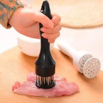 Profession Meat Grinder Tenderizer Needle With Stainless Steel Machine Meat Hammer Cooking Accessories Kitchen Tools чёрный