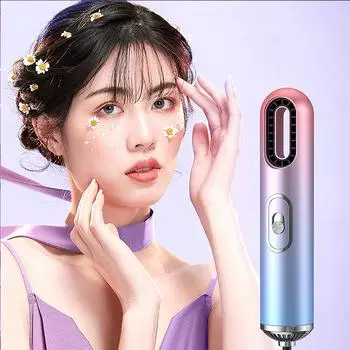 Professional Airflow Style Hair Dryer, Electric Brush, Comb Style Hair Dryer With Nozzle, Mini Portable Straight Hair Brush EU