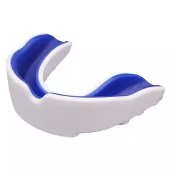Professional Boxing Mouth Guard Fighting Training Teeth Protector Sports Mouthguard Adult Kids child-blue white