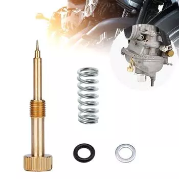 Профессиональный комплект для восстановления карбюратора, набор винтов для воздушно-топливной смеси, быстросъемный набор латунных винтов для смеси, подходит для CV40 CVK34