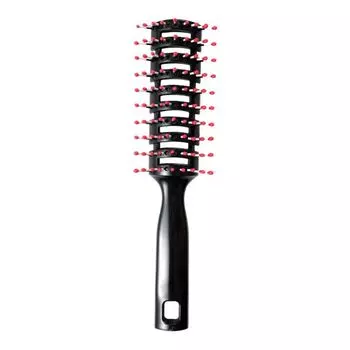 Professional Detangling Vent Brush Anti-static Plastic Curling Hairbrush Anti-slip Hair Styling Massage Ribs Hair Comb Barber