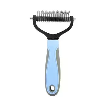 Professional dog Trimmer Comb Stainless Steel Pet Deshedding Brush Pet Comb Home M