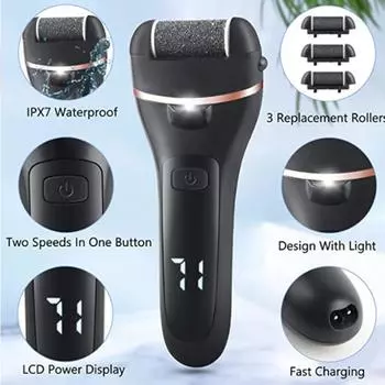 Professional Electric Foot Grinder File Callus Dead Skin Remover Pedicure Tool