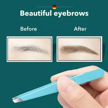 Professional Eyebrow Tweezers Stainless Steel Hair Removal Clip For Eyelash Extension Tweezer Makeup Beauty Colorful фиолетовый