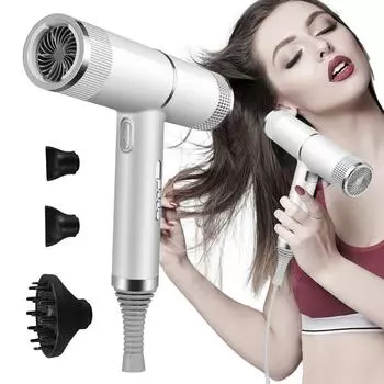 Professional Hair Dryer Infrared Negative Ionic Blow Dryer Hot Cold Wind Salon Hair Styler Tool Hair Blower Electric Blow Drier EU Plug