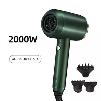 Professional Hair Dryer with Diffuser Salon Negative Ionic Blow Dryer Fast Heating 3 Heat Settings 2000W Powerful UK