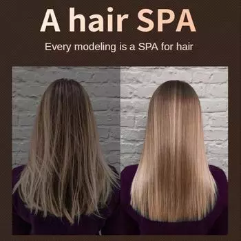 Professional Hair Straightener Curler Electric Splint Flat Iron Negative Ion Straight Curling Iron Plates Corrugation Hair Care чёрный