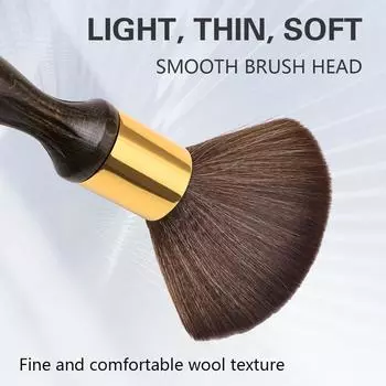 Профессиональная парикмахерская щетка для чистки Мягкая щетка для лица и шеи Расчески для салонов Расчески для бороды Инструменты для парикмахеров Аксессуары