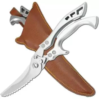 Professional Kitchen Scissors Heavy Duty Chicken Bone Kitchen Shears 4Cr Stainless Steel Scissors for Duck Fish Scissors