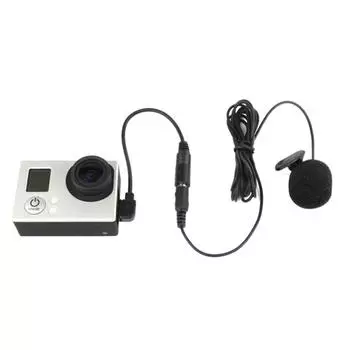 Профессиональный петличный микрофон для Hero 3 3+ 4 Camera Lavalier Mic Всенаправленный петличный микрофон