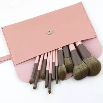 Professional Makeup Brush Foundation Powder Women Face Cosmetic Tool Set Kit With Case Bag