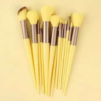 Professional Makeup Brush Set Soft and Fluffy Eyeshadow Eyeliner Blush Eyebrow Lip Foundation Contouring Brush Makeup Tools 3 in 1, 06 06
