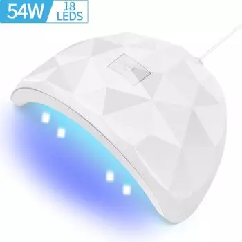 Профессиональная 18 УФ-светодиодов для фототерапии ногтей, 54 Вт, USB, сушилка для геля и лака, маникюрный инструмент, салонное оборудование