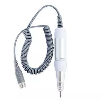 Профессиональная электрическая дрель для ногтей, 35000 об/мин, ручка из нержавеющей стали, электрическая маникюрная дрель, сверло для ногтей и аксессуары, инструмент для дизайна ногтей