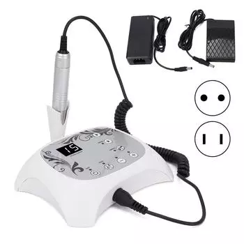 Профессиональная электрическая дрель для ногтей, пилочка для ногтей, маникюрные полирующие инструменты для формирования ногтей 100~240 В EU Plug