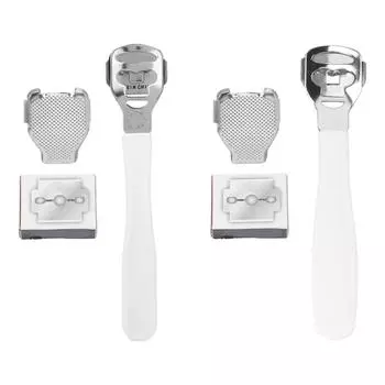 Профессиональная бритва для мозолей, рашпиль для ног из нержавеющей стали, инструмент для педикюра для ухода за ногами для домашнего использования MJJPS021 14.5cm / 5.7in