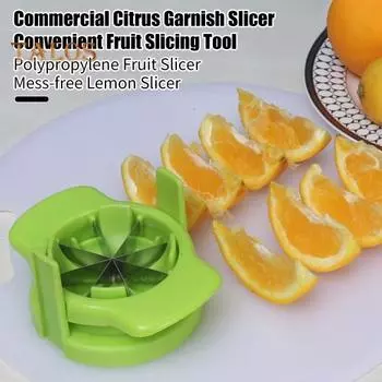Профессиональная фруктовая ломтерезка для лимона, острые лезвия из нержавеющей стали, инструмент для удаления сердцевины апельсинов и груш для домашнего коммерческого использования жёлтый