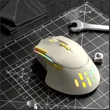Профессиональная игровая мышь Эргономичный дизайн Фотоэлектрический компьютерный ноутбук Светодиодный датчик с 6 регулируемыми точками на дюйм