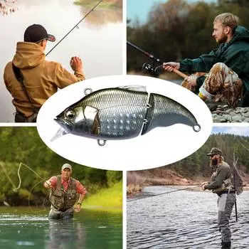 Профессиональная искусственная приманка с 3D глазами, 71 мм/9,7 г, для морской рыбалки, плавающая искусственная приманка для гольяна, рыболовное оборудование