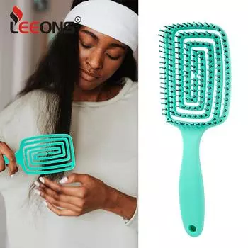 Профессиональная изогнутая щетка для укладки волос с вентиляцией, парикмахерские инструменты для укладки, быстросохнущие массажные щетки для распутывания волос