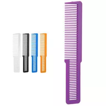 Профессиональная карманная расческа с тонкими широкими зубьями, парикмахерская расческа, парикмахерская расческа для всех типов волос Black