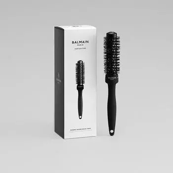 Профессиональная керамическая круглая щетка 25 мм черная